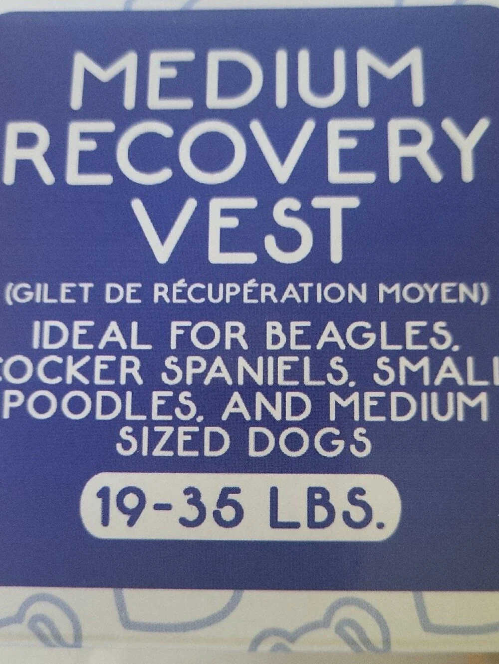 Premium Recovery Vest for Dogs - Black (Medium)